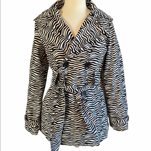 madmodele Jackets & Blazers - Madmodele Zebra print women’s coat medium